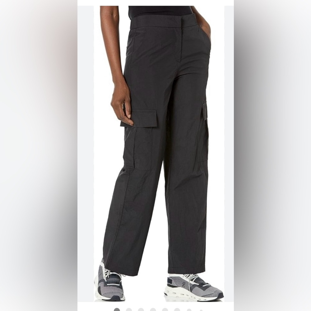 Altar'd State Revival Nylon Black Cargo Pants w/‎ Pockets